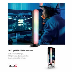 The Source Red5 Sound Activated LED Light Bar -gifts shop red5 84004 sound reactive led light bar 6
