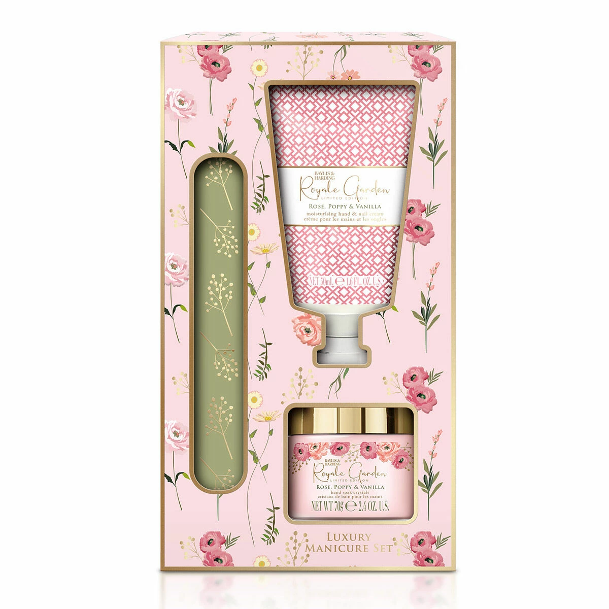 Baylis & Harding Royale Garden Rose, Poppy & Vanilla Manicure Gift Set 1 Baylis & Harding Royale Garden Rose, Poppy & Vanilla Manicure Gift Set