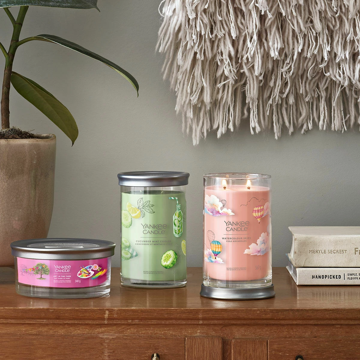 Yankee Candle Cucumber Mint Cooler Signature Large Tumbler Candle 5 Yankee Candle Cucumber Mint Cooler Signature Large Tumbler Candle - Image 5