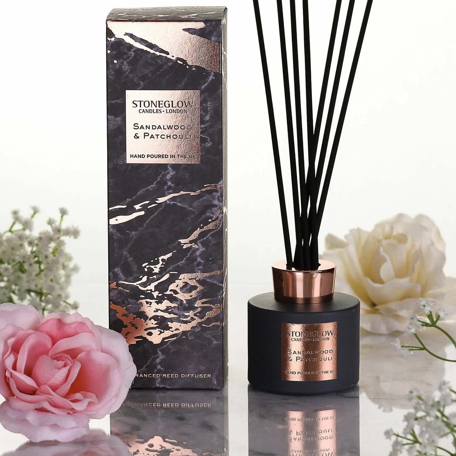 Stoneglow Luna Sandalwood & Patchouli Reed Diffuser 1 Stoneglow Luna Sandalwood & Patchouli Reed Diffuser