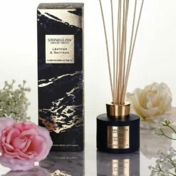 Stoneglow Luna Leather & Saffron Reed Diffuser