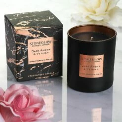Stoneglow Luna Dark Amber & Vetiver Candle