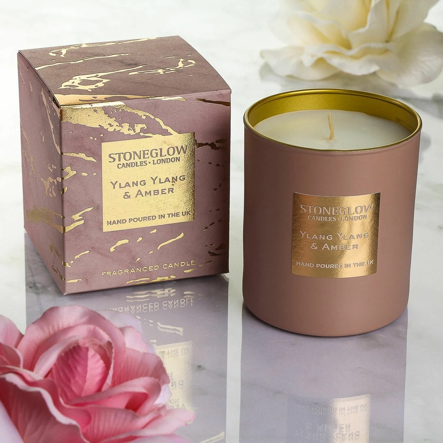 Stoneglow Luna Ylang Ylang & Amber Candle 1 Stoneglow Luna Ylang Ylang & Amber Candle