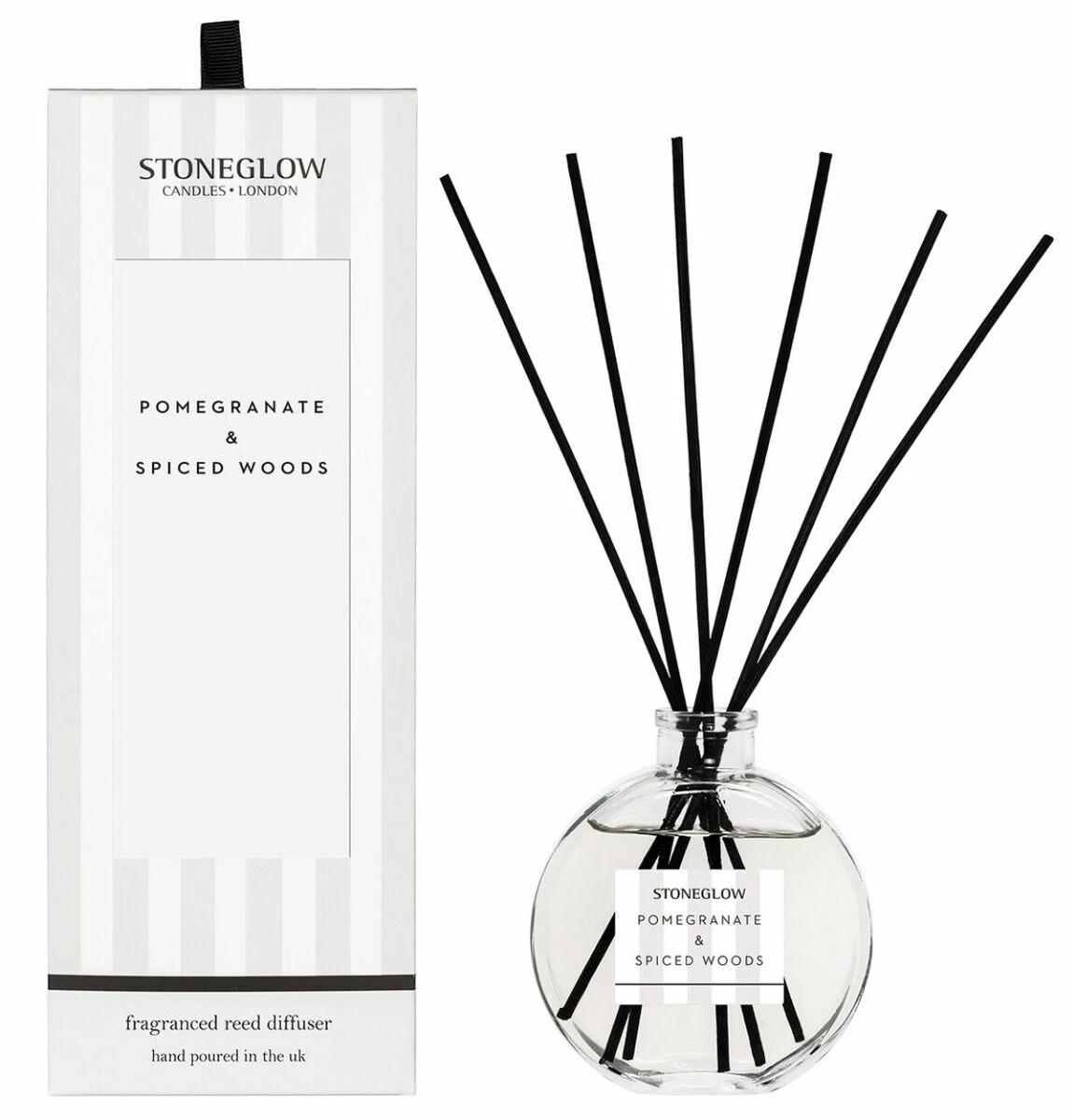 Stoneglow Modern Classics – Pomegranate & Spiced Woods Reed Diffuser 1 Stoneglow Modern Classics – Pomegranate & Spiced Woods Reed Diffuser