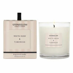 Stoneglow Modern Classics –White Musk & Tuberose Candle