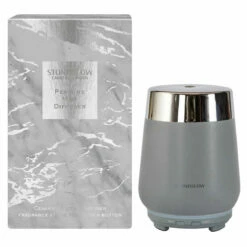 Stoneglow Luna Light Grey & Silver Ceramic Perfume Mist Diffuser