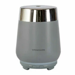 Stoneglow Luna Light Grey & Silver Ceramic Perfume Mist Diffuser -gifts shop stoneglow 70218 luna light grey silver perfume mist diffuser 2