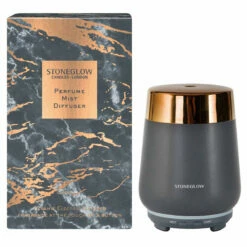 Stoneglow Luna Dark Grey & Copper Ceramic Perfume Mist Diffuser