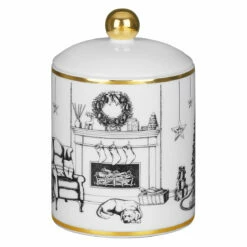 Stoneglow Keepsake Fireside Embers Leather, Tobacco & Cognac Ceramic Jar Candle -gifts shop stoneglow 70302 keepsake fireside embers ceramic jar candle 2