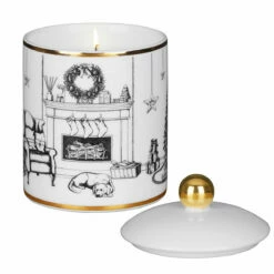 Stoneglow Keepsake Fireside Embers Leather, Tobacco & Cognac Ceramic Jar Candle -gifts shop stoneglow 70302 keepsake fireside embers ceramic jar candle 3