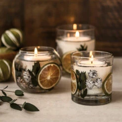 Stoneglow Seasonal Collection - Eucalyptus & Lime Gel Vase Candle 5 Stoneglow Seasonal Collection - Eucalyptus & Lime Gel Vase Candle -gifts shop stoneglow 703310 seasonal sensations eucalypus lime candle tumbler 02 ls