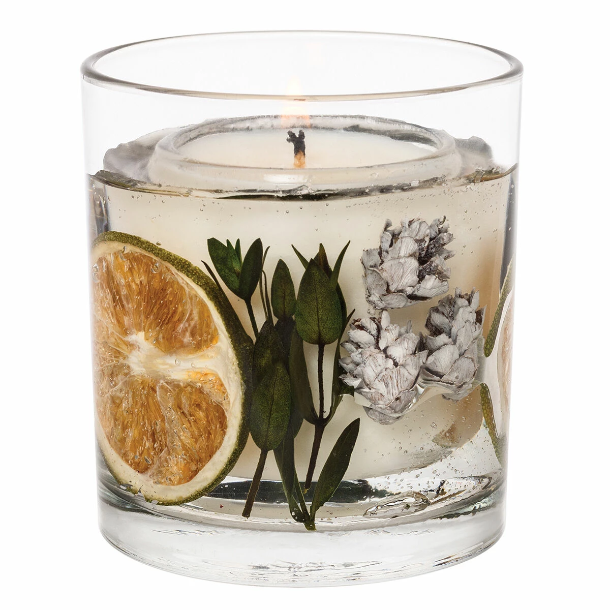 Stoneglow Seasonal Collection - Eucalyptus & Lime Gel Vase Candle 2 Stoneglow Seasonal Collection - Eucalyptus & Lime Gel Vase Candle - Image 2
