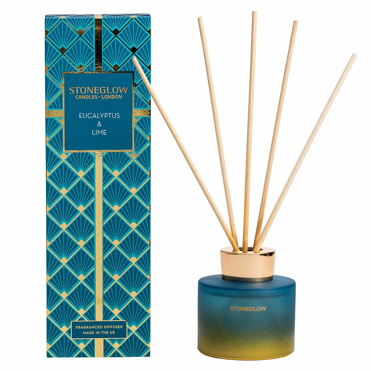 Stoneglow Seasonal Collection – Eucalyptus & Lime Reed Diffuser 1 Stoneglow Seasonal Collection – Eucalyptus & Lime Reed Diffuser