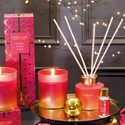 Stoneglow Seasonal Collection - Nutmeg, Ginger & Spice Candle -gifts shop stoneglow 70443 seasonal sensations nutmeg ginger spice boxed candle tumbler 02 ls