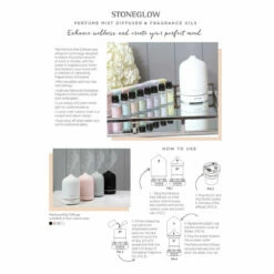 Stoneglow Modern Classics – Perfume Mist Diffuser Stone -gifts shop stoneglow modern classics mist diffusers range b sq