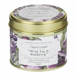 Toasted Crumpet Wild Fig & Mulberry Tin Candle