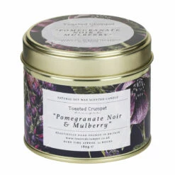 Toasted Crumpet Pomegranate Noir & Mulberry Tin Candle