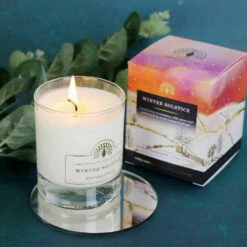 The English Soap Company Winter Solstice Soy Wax Candle -gifts shop the english soap company lmc1011 winter solstice candle lifestyle 2