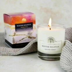 The English Soap Company Winter Solstice Soy Wax Candle -gifts shop the english soap company lmc1011 winter solstice candle lifestyle 3