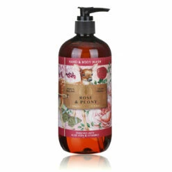 The English Soap Company Rose & Peony Hand & Body Wash 500ml