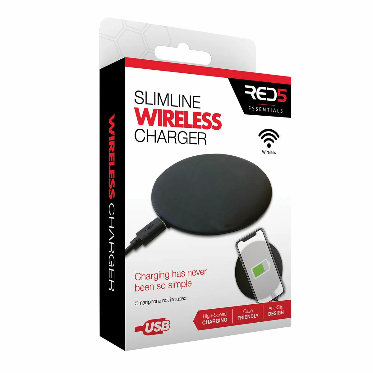 The Source RED5 Slimline Wireless Charger 3 The Source RED5 Slimline Wireless Charger - Image 3