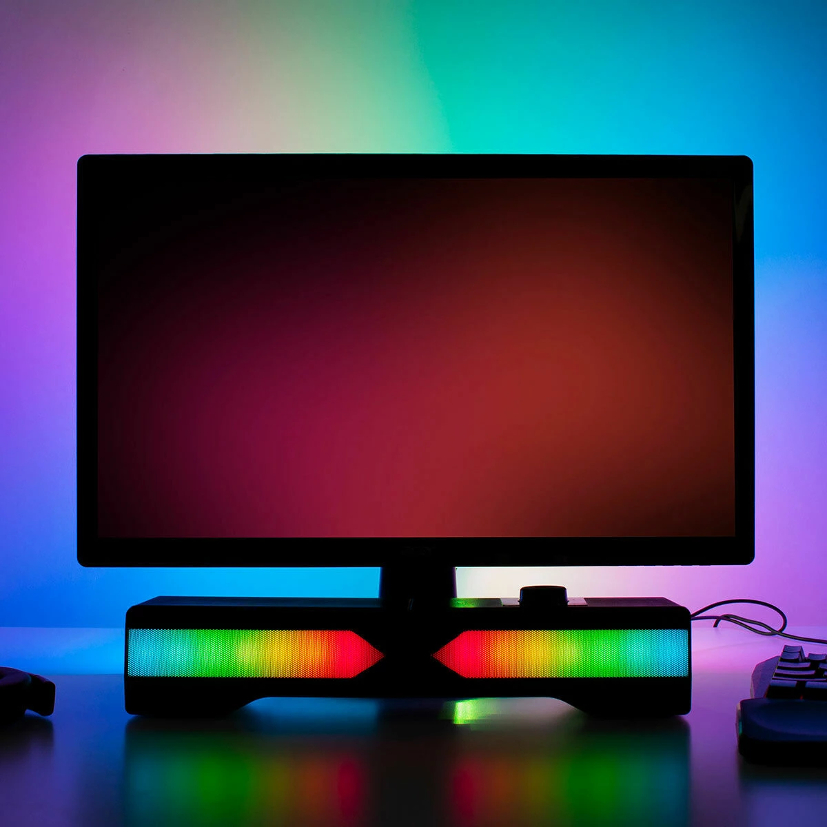 The Source RED5 Bluetooth Sound Reactive Speakers 1 The Source RED5 Bluetooth Sound Reactive Speakers