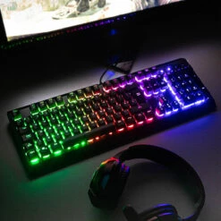 The Source Red5 Nova Light Up Gaming Keyboard