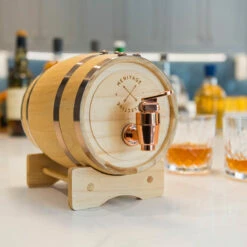 The Source Mini Whisky Barrel Drinks Dispenser
