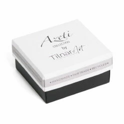 Tilnar Art Azeti Brushed Black Heart Tealight Holder -gifts shop tilnar art 4401 bb azeti brushed black heart tealight holder 3