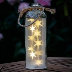 Transomnia Giant LED Stars In A Clear Bottle