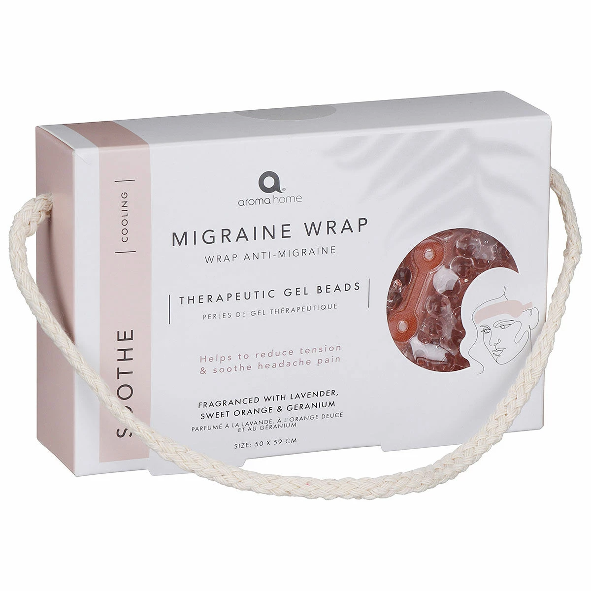 Aroma Home Pink Migraine Wrap 1 Aroma Home Pink Migraine Wrap