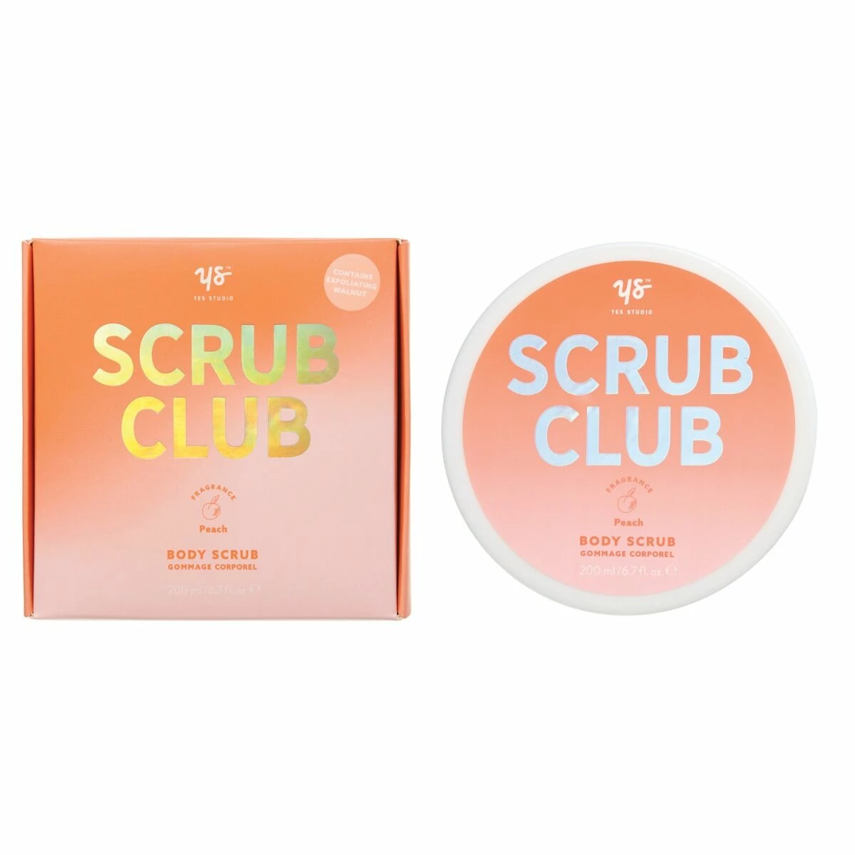 Yes Studio ‘Scrub Club’ Peach Body Scrub 1 Yes Studio ‘Scrub Club’ Peach Body Scrub
