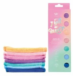 Yes Studio ‘7 Days Of Beauty’ Makeup Removing Cloths -gifts shop upper canada ysfc0001m yes studio 7 days of beauty makeup removing cloths 3