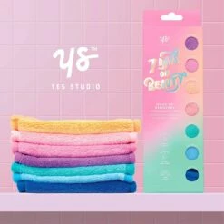 Yes Studio ‘7 Days Of Beauty’ Makeup Removing Cloths -gifts shop upper canada ysfc0001m yes studio 7 days of beauty makeup removing cloths 5