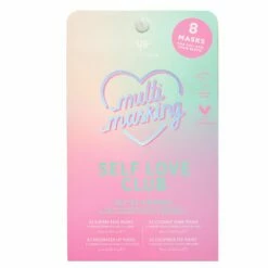 Yes Studio ‘Self Love Club’ Multi-Masking Pack Of 8 Masks -gifts shop upper canada ysfm0001ast yes studio self love club multimasking pack of 8 3