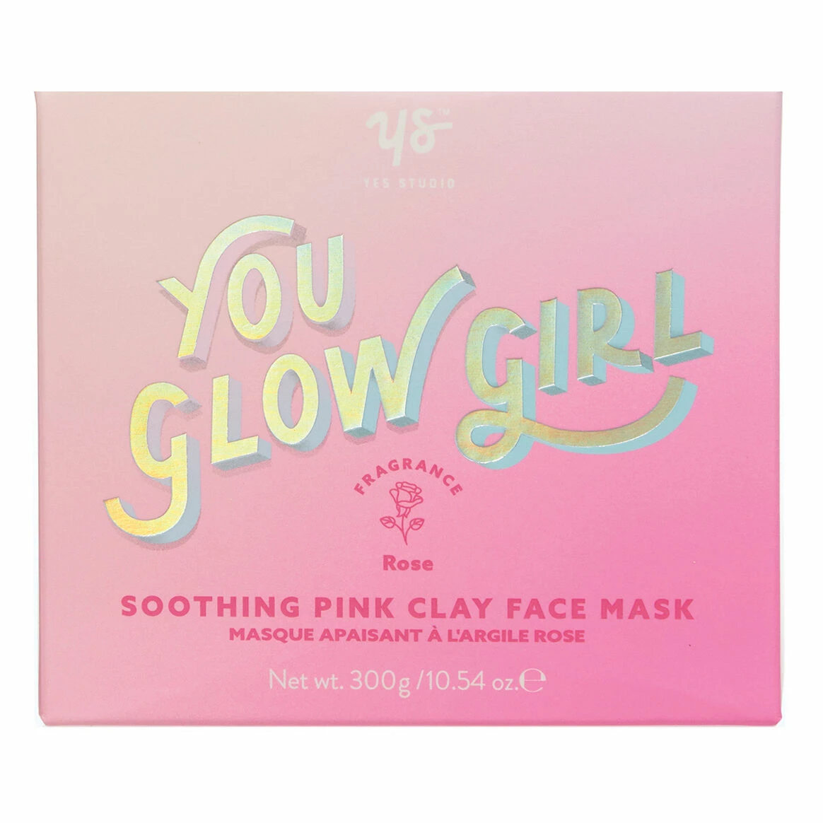 Yes Studio ‘You Glow Girl’ Soothing Pink Clay Mask 2 Yes Studio ‘You Glow Girl’ Soothing Pink Clay Mask - Image 2