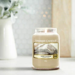 Yankee Candle Warm Cashmere Large Jar Candle -gifts shop warm cashmere large jar