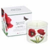 Botanic Garden Poppy Ceramic Candle