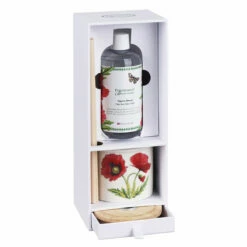 Botanic Garden Poppy Ceramic 200ml Reed Diffuser 9 Botanic Garden Poppy Ceramic 200ml Reed Diffuser -gifts shop wax lyrical bg0202 botanic garden poppy ceramic reed diffuser 03