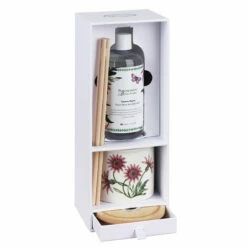 Botanic Garden Treasure Flower Ceramic 200ml Reed Diffuser -gifts shop wax lyrical bg0204 botanic garden treasure flower ceramic reed diffuser 03