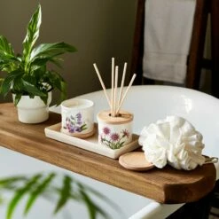 Botanic Garden Treasure Flower Ceramic 200ml Reed Diffuser -gifts shop wax lyrical bg0204 botanic garden treasure flower ceramic reed diffuser ls