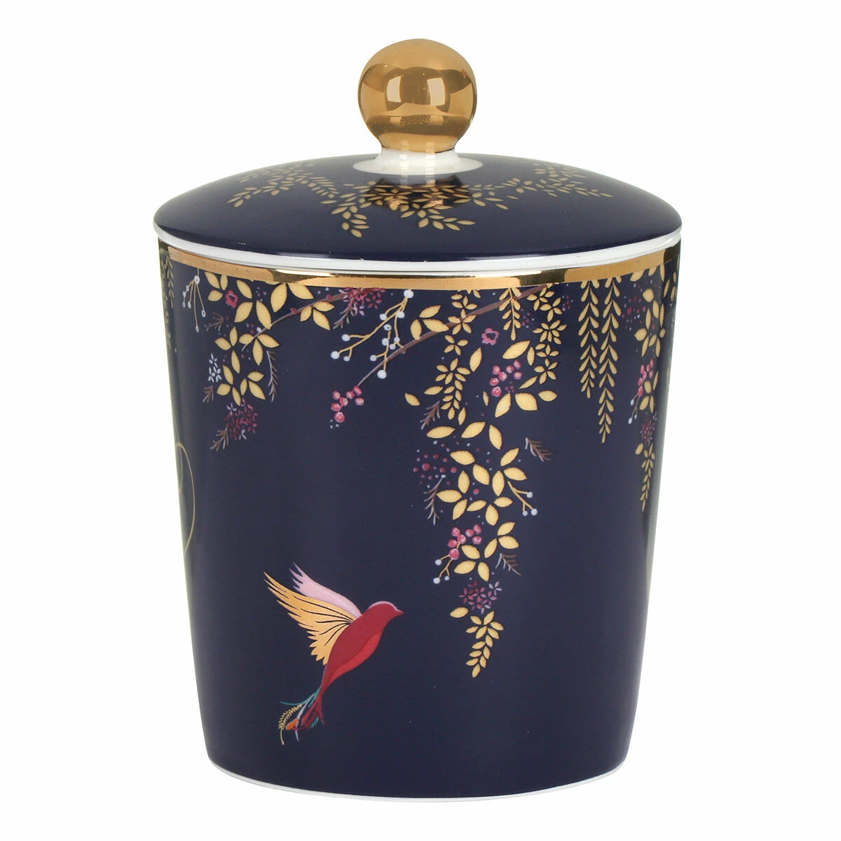 Sara Miller Chelsea Navy Amber, Orchid And Lotus Blossom 260g Candle 5 Sara Miller Chelsea Navy Amber, Orchid And Lotus Blossom 260g Candle - Image 5
