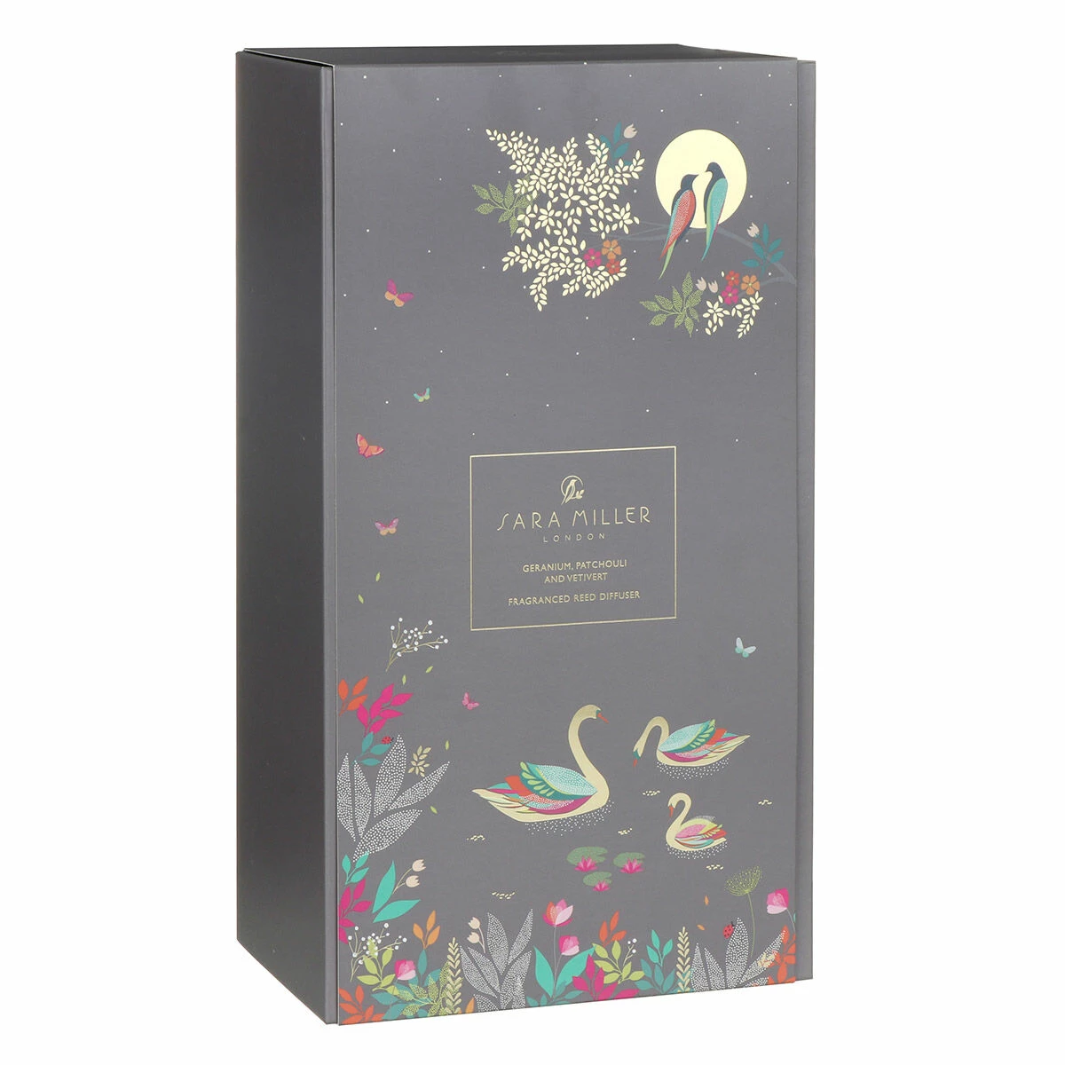 Sara Miller Chelsea Grey Geranium, Patchouli And Vetivert 200ml Reed Diffuser 6 Sara Miller Chelsea Grey Geranium, Patchouli And Vetivert 200ml Reed Diffuser - Image 6