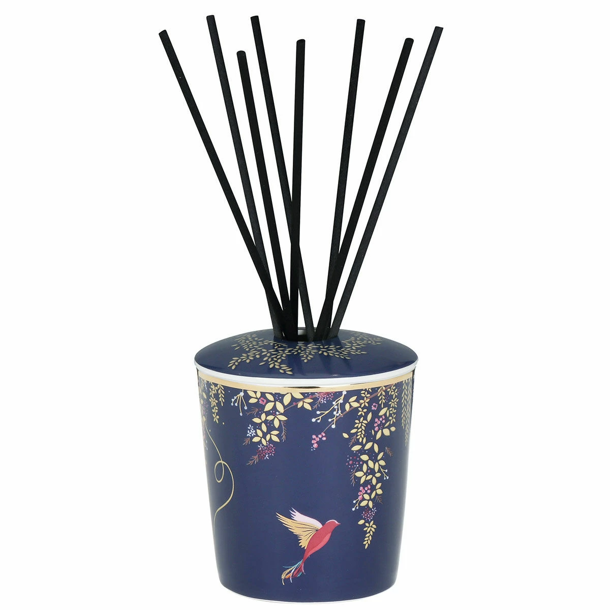 Sara Miller Chelsea Navy Amber, Orchid And Lotus Blossom 200ml Reed Diffuser 2 Sara Miller Chelsea Navy Amber, Orchid And Lotus Blossom 200ml Reed Diffuser - Image 2
