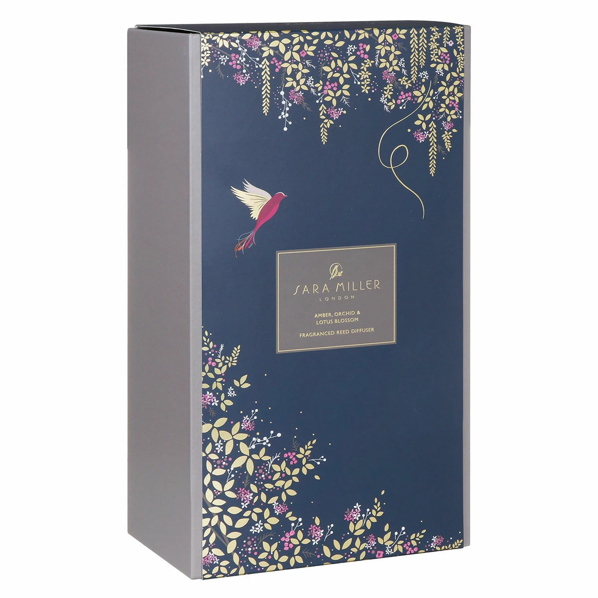 Sara Miller Chelsea Navy Amber, Orchid And Lotus Blossom 200ml Reed Diffuser 4 Sara Miller Chelsea Navy Amber, Orchid And Lotus Blossom 200ml Reed Diffuser - Image 4