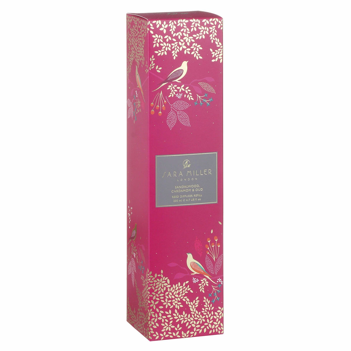 Sara Miller Chelsea Pink Sandalwood, Cardamom And Oud 200ml Reed Diffuser Refill 2 Sara Miller Chelsea Pink Sandalwood, Cardamom And Oud 200ml Reed Diffuser Refill - Image 2
