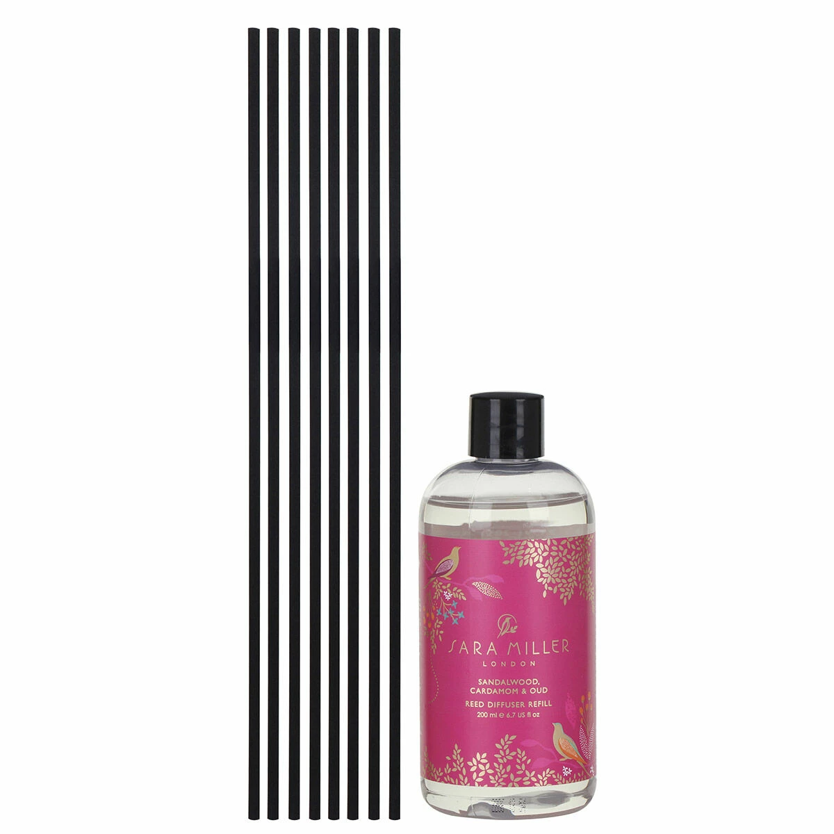 Sara Miller Chelsea Pink Sandalwood, Cardamom And Oud 200ml Reed Diffuser Refill 4 Sara Miller Chelsea Pink Sandalwood, Cardamom And Oud 200ml Reed Diffuser Refill - Image 4