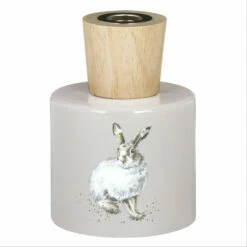 Wrendale ‘Winter Hare’ Frosted Pine & Mistletoe 180ml Reed Diffuser -gifts shop wax lyrical wr2104 wrendale designs winter hare frosted pine mistletoe 180ml reed diffuser 3