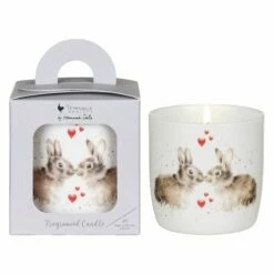 Wrendale ‘Hoppily Ever After’ Fragranced Jar Candle -gifts shop wax lyrical wrendale wr0804 hoppily ever after jar candle 1