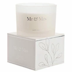 Widdop & Co Amore Mr & Mrs Double Wick Candle